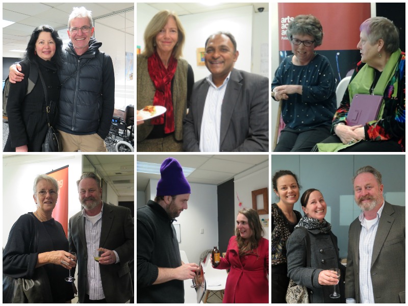A collage of images from the Arts Access Aotearoa AGM