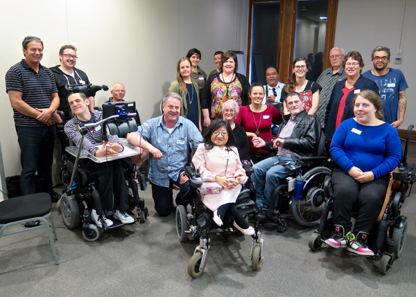 Members of Arts Access Advocates at the two-day symposium in Wellington