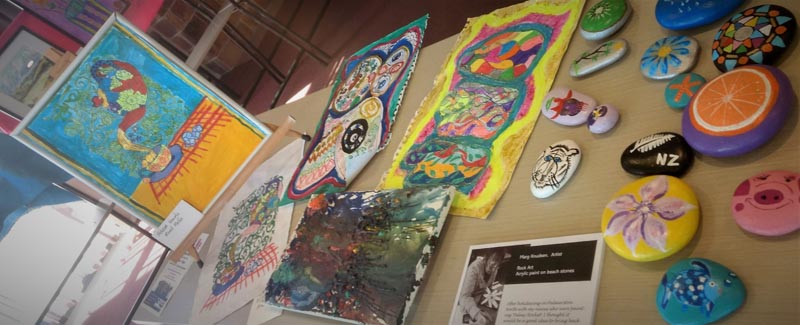 Some of the artworks created by artists at Art4Me