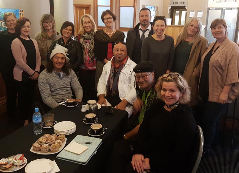 An Arts in Corrections Network meeting in Wellington after the Arts Access Awards 2017