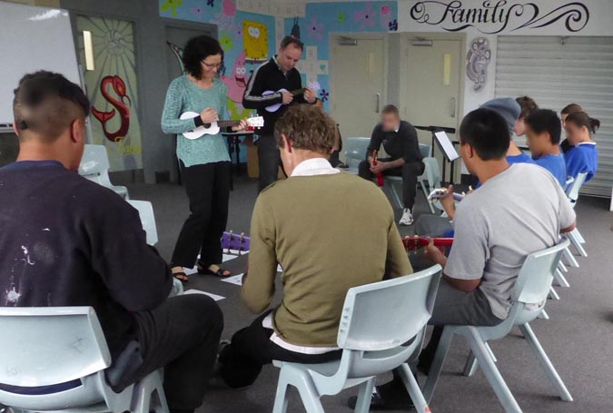 Cathy Irons in the Youth Unit of Christchurch Men's Prison