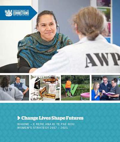 Cover of Wahine e rere ana ki te pae hou: Women’s Strategy 2017–2021