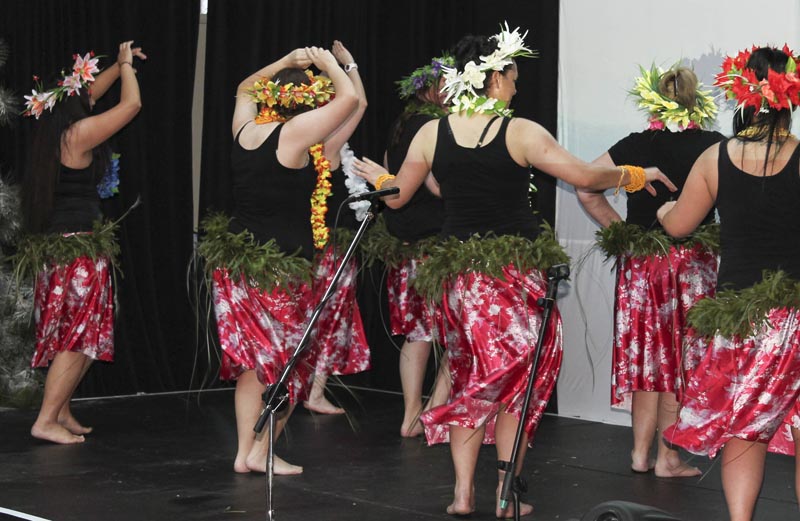 A cultural performance at the Arohata Christmas Concert