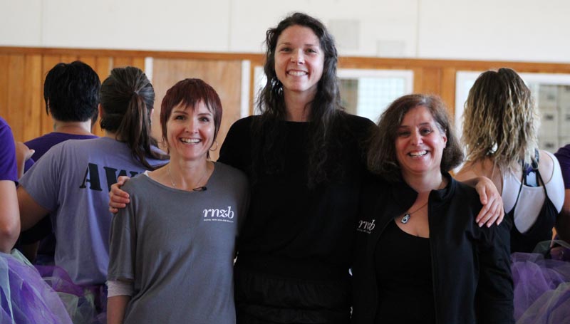 RNZB's Pagan Dorgan, Laura Saxon Jones and Pascale Parenteau