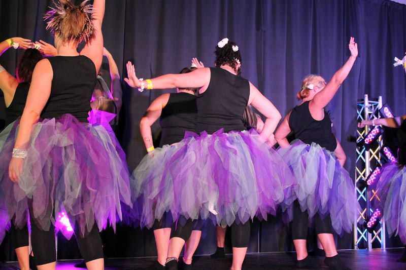 Women perform ballet at the concert in 2017