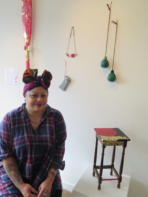 Soraya, an artist at Pablos Art Studios 