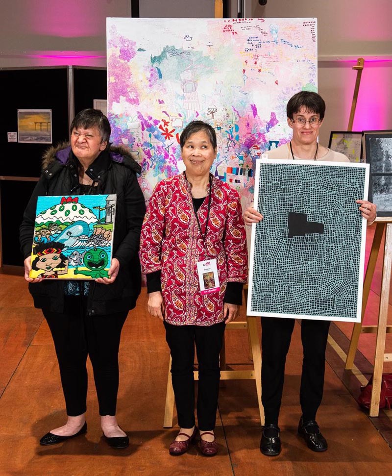 Jo-Anne Tapiki, Emma Lou and Cherie Mellsopp