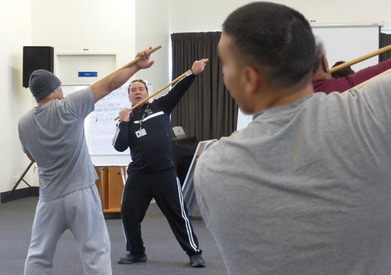 Rue-Jade Morgan teaches a tikanga programme at Otago Region Corrections Facility