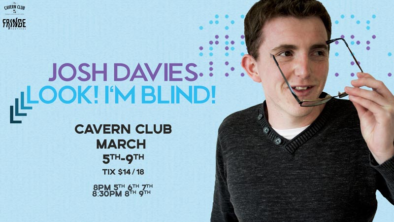 Flyer advertising Josh Davies' solo show