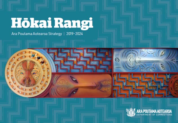 The cover of the Hōkai Rangi Strategy 2019–2024