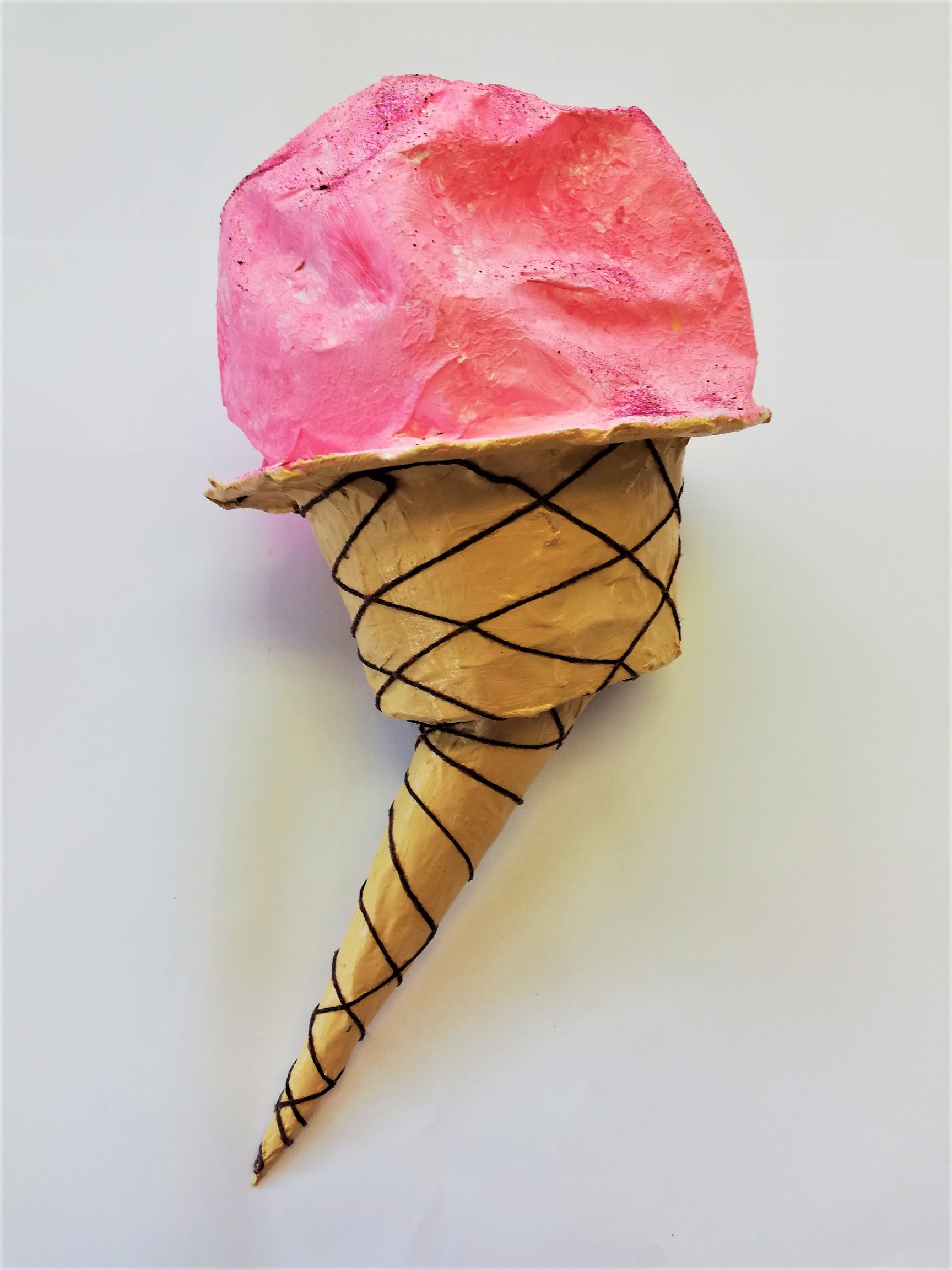Paul Holmes' ice-cream hat