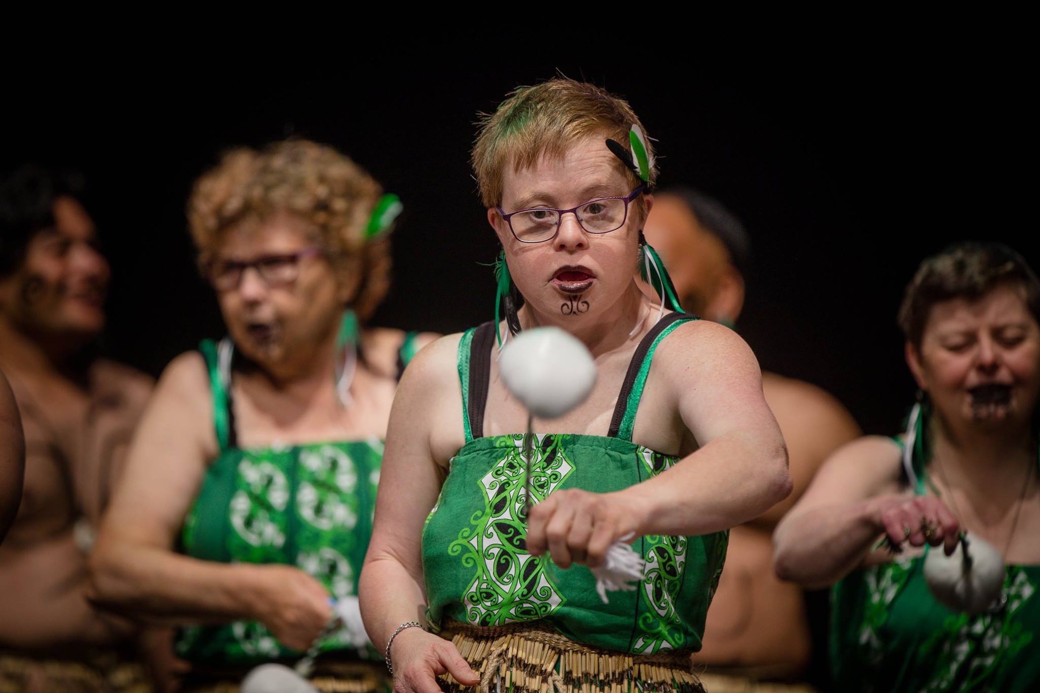 Festival participant performs the poi Photo: Christine Dawkind