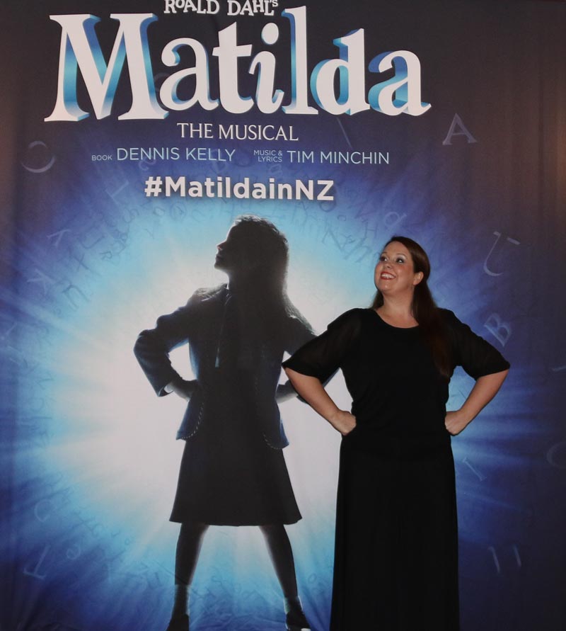 Kelly Hodgins sign interpreting the musical Matilda