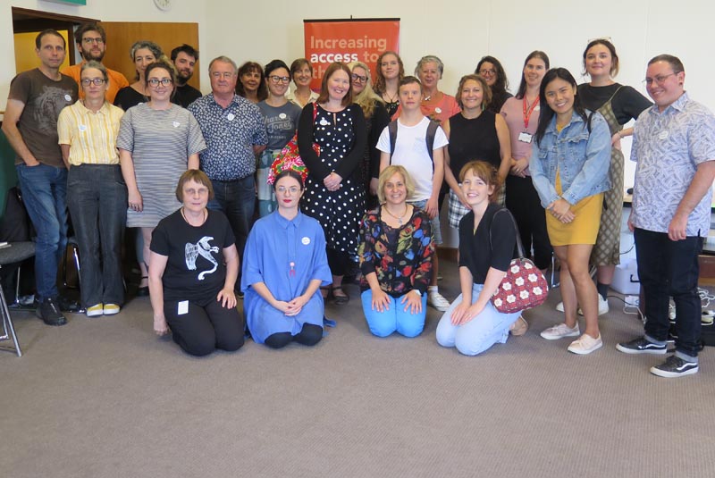 Members of the Arts For All Wellington Network met in February 2020