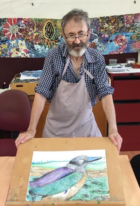 Arts For Health participant John Gillingham