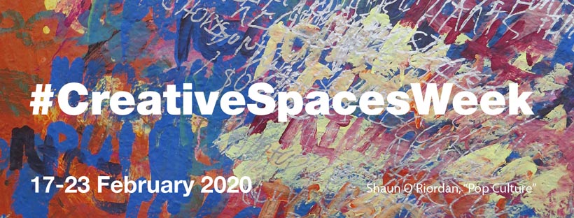 #CreativeSpacesWeek social media cover image