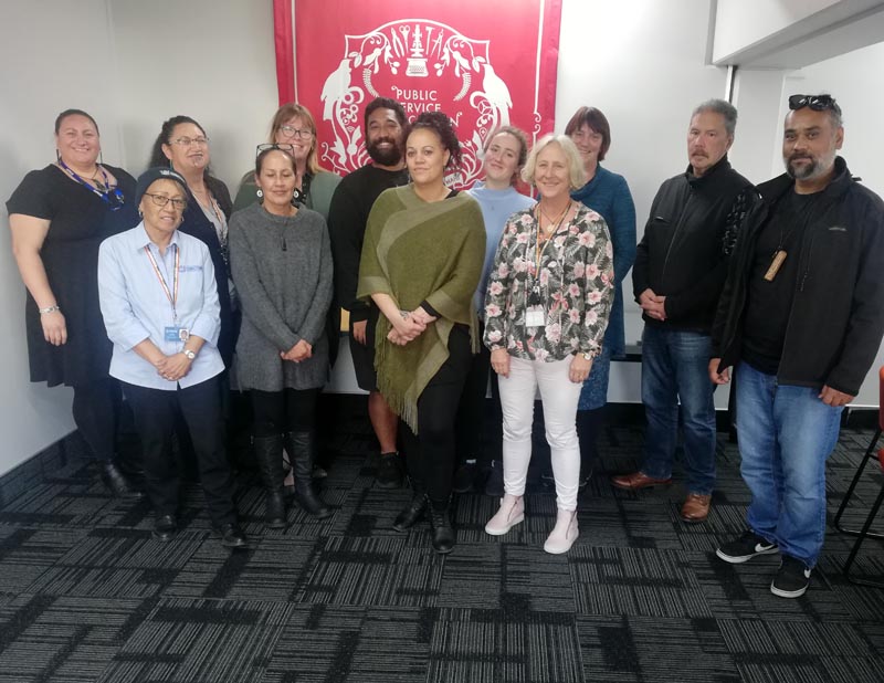 A group of Arts in Corrections Network members at the Manawatu meeting