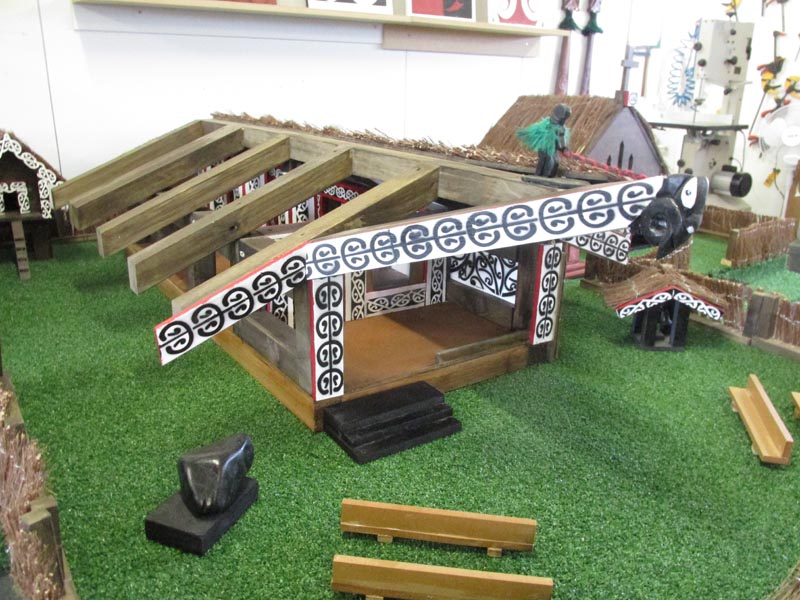 A model marae created by men in Hawkes Bay Regional Prison