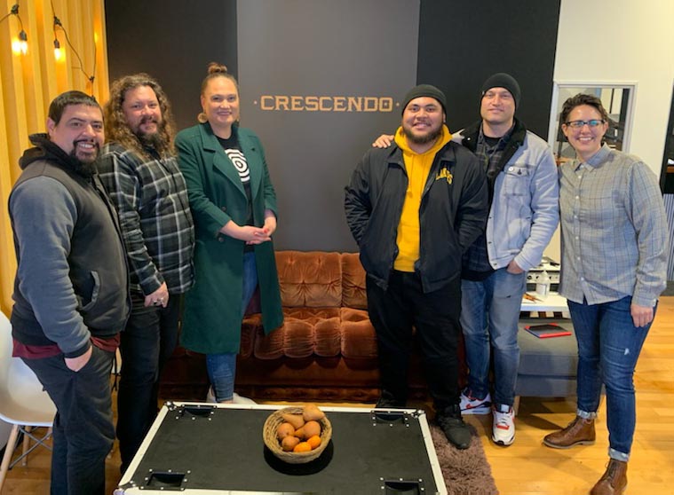 Minister Sepuloni visits Crescendo in Auckland, one of the funding recipients