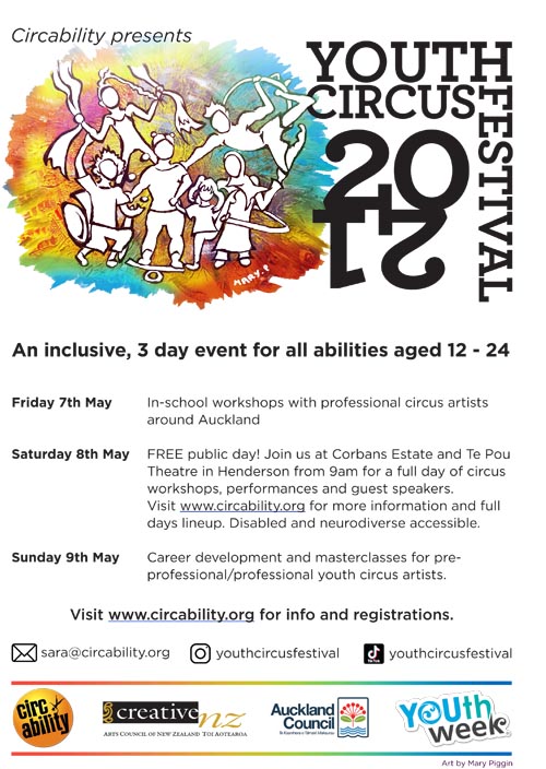 Youth Circus Festival promotional poster