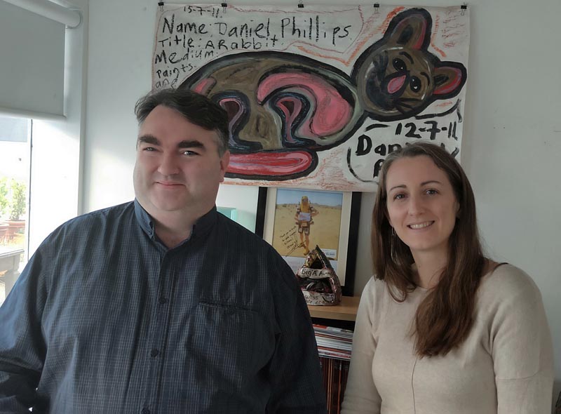 Benedict Reid and Hannah Dahlke, Creative Spaces Funding Advisors, Arts Access Aotearoa