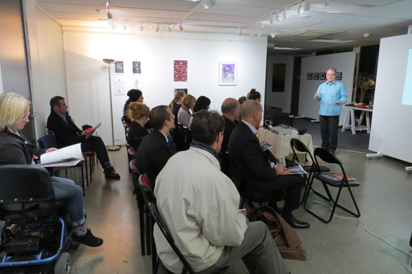 Annual general meeting at Alpha Art Gallery and Studio