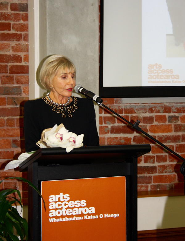 Dame Rosie Horton at the Arts Access 20th Anniversary lunch