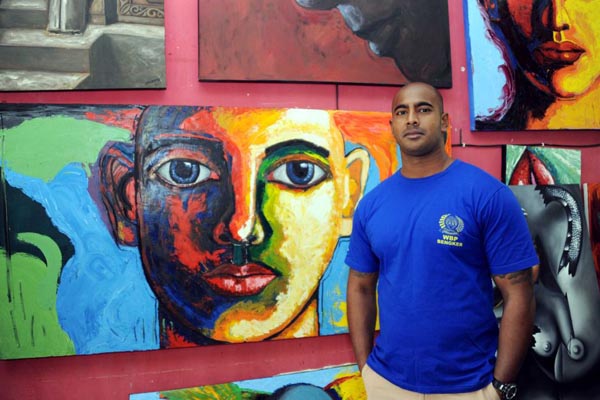 Myuran Sukumaran, Kerokoban Prison’s prisoner, artist in residence and art tutor