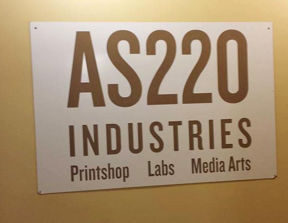 AS220 signage