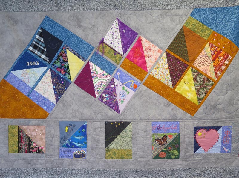 "Between Quilt" made by prisoners at Auckland Region Women's Corrections Facility