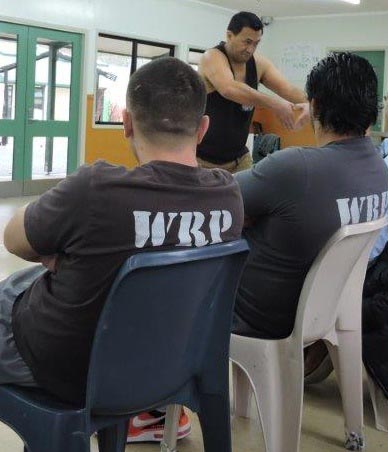 Rob Mokaraka performs to prisoners in Rimutaka Prison