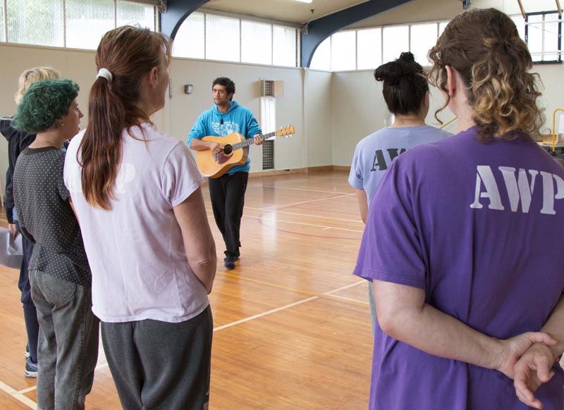 Music during the workshop