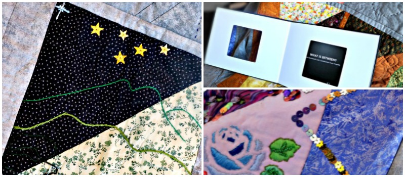 A collage of images of Between Quilt