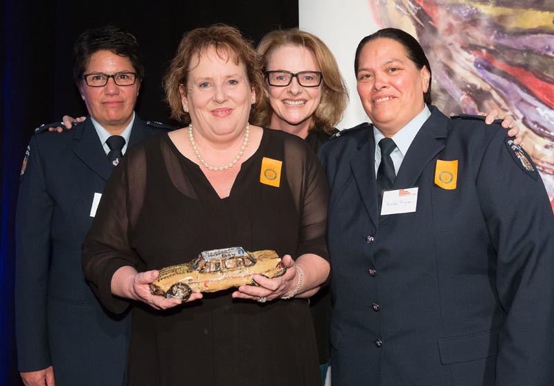 From left: Leonie Aben,Linda Anderson, Miranda Harcourt, Brenda Ferguson