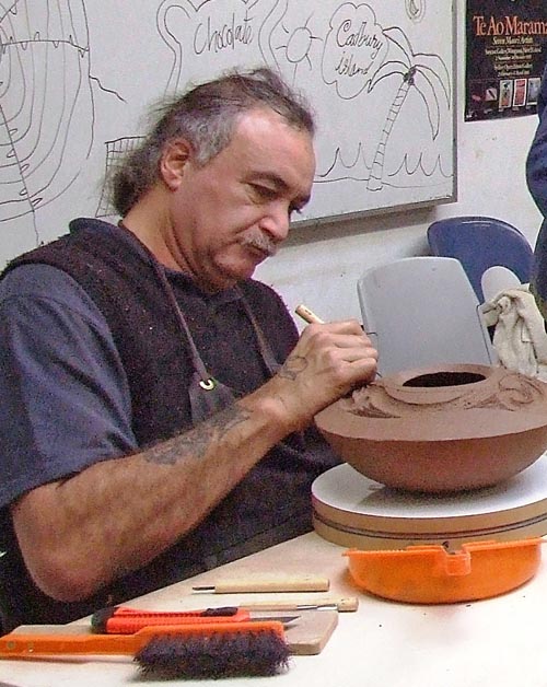 Gisborne ceramic artist David Cameron