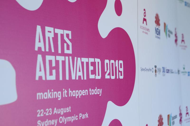 Arts Activated Conference 2019 logo
