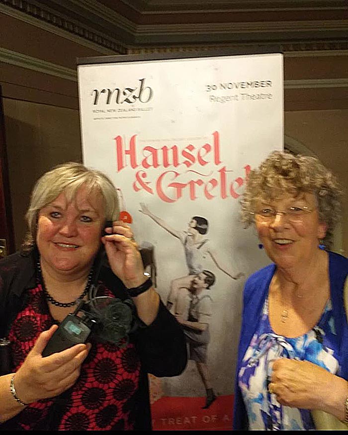 Julie Woods and Margaret Jackson at Hansel & Gretel