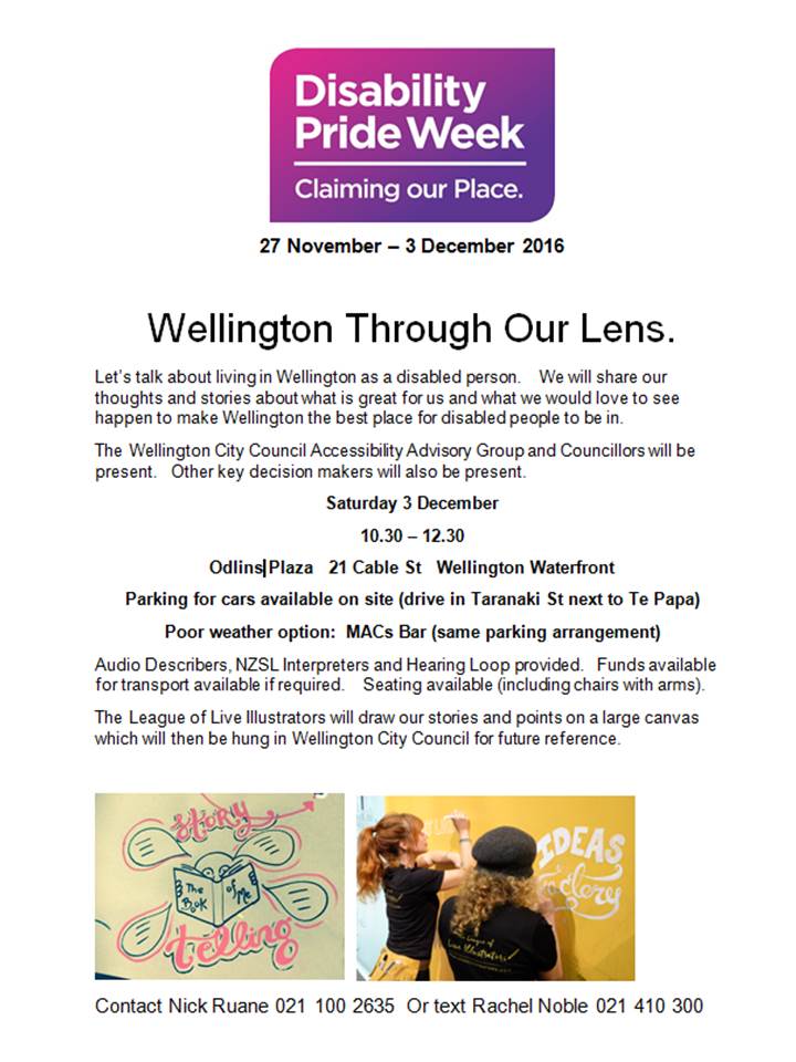 Wellington through our lens flyer