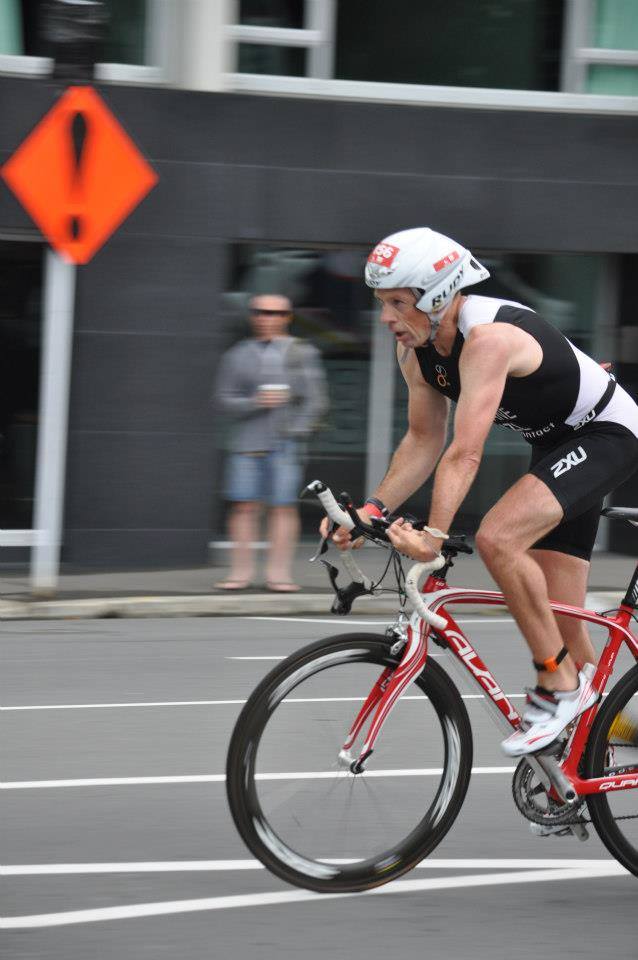 Nick Ruane competing in the para triathlon, 2011 Paralympics