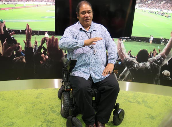 Pati Umaga advocates for the disabled community