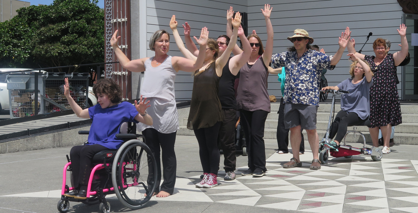 WIDance and participants at Disability Pride Week