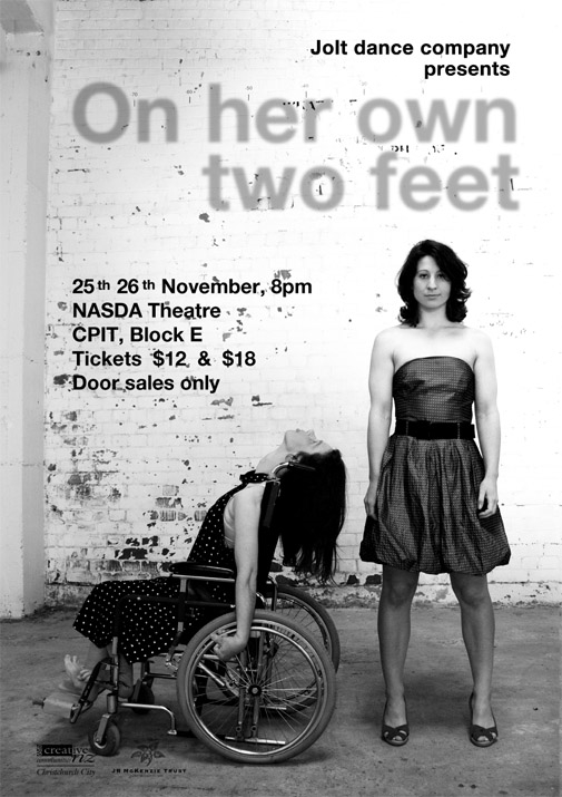 flier for on her own two feet
