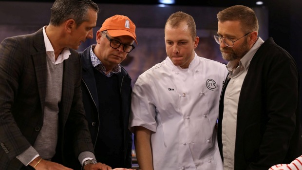 Tim Read with Masterchef Judges