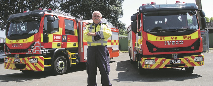 Ōtaki fire chief Ian King