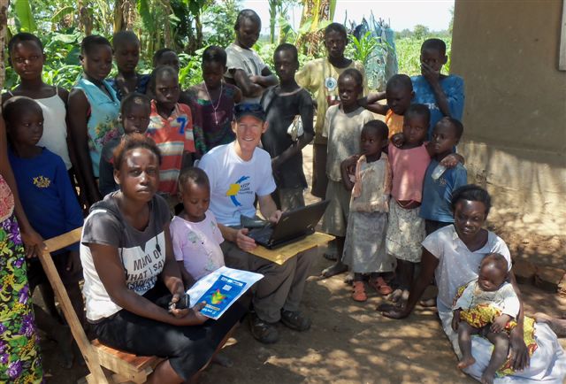 d'Arcy in Uganda