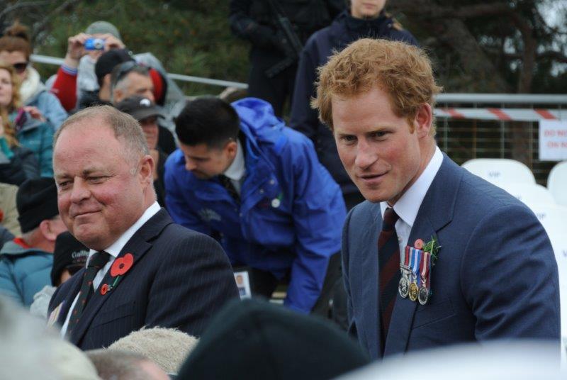 Chunuk Bair with Prince Harry