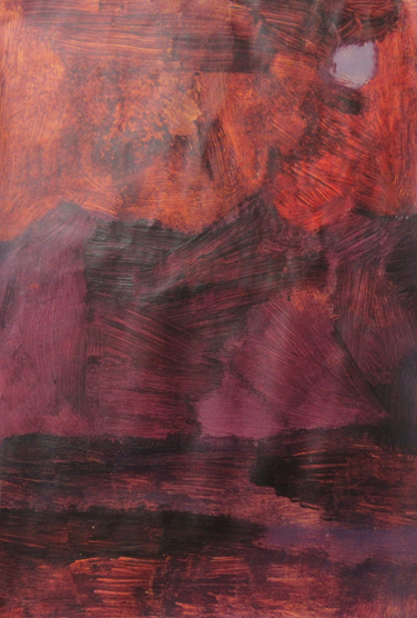 "Moon on Mountains" by Tessa Gaskin "Moon on Mountains" by Tessa Gaskin