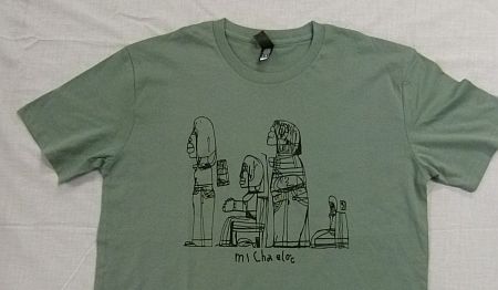 100% cotton T-shirts designed by Michael