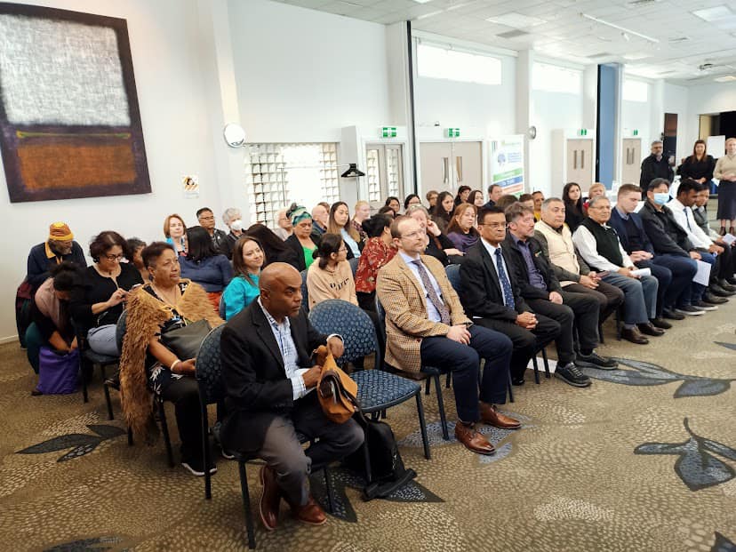 Powhiri attendees