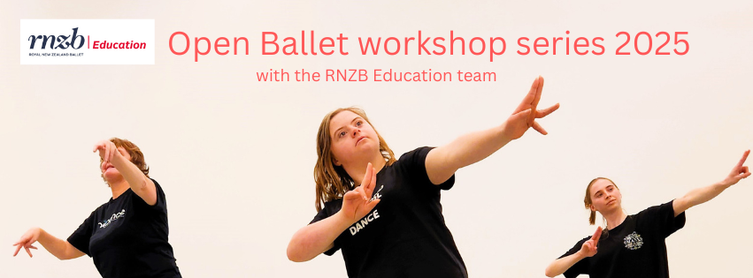 WIDance RNZB Ballet Workshops 2025 Advertisement